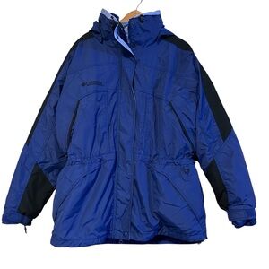 Columbia Vintage Whammy 3-in-1 Ski Jacket Coat Blue Black Size 1X Men’s